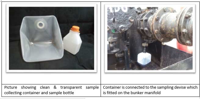 Procedure of sampling of fuel oil during bunkering UAE and middle east